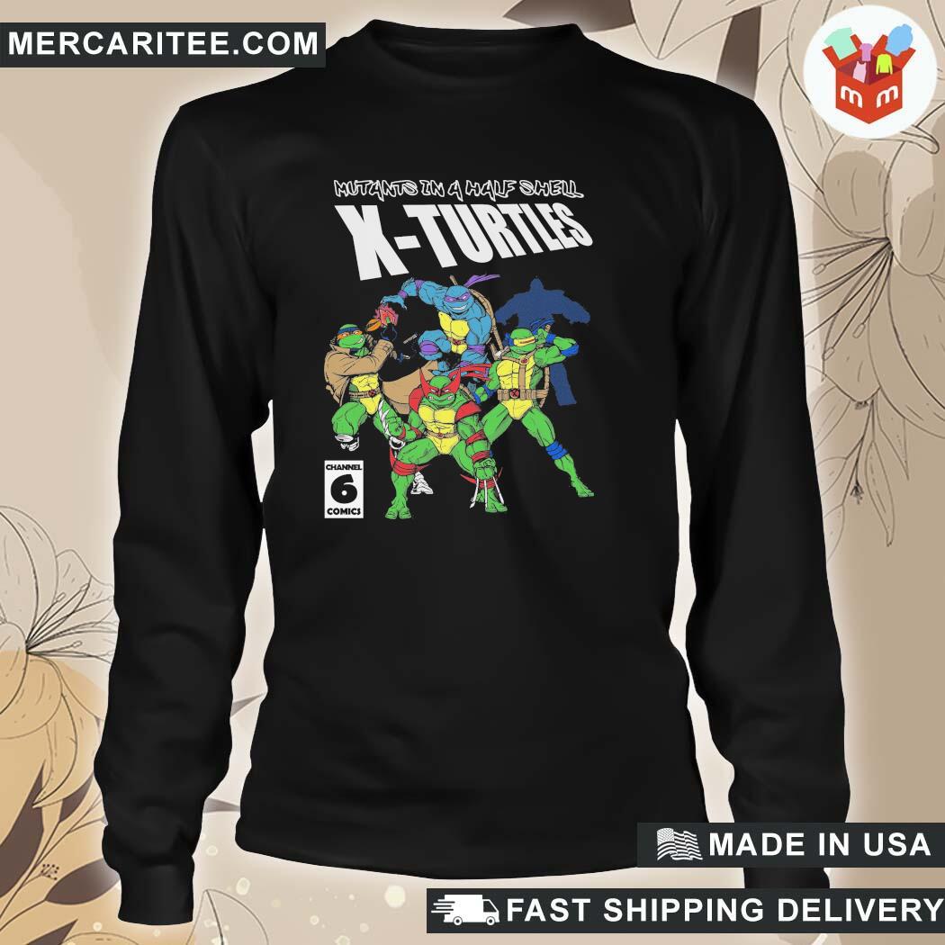 Official Mutants Turtles In A Half Shell X-turtles T-Shirt long sleeve
