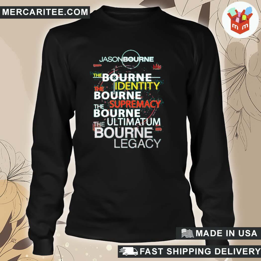 Official The Bourne Identity Jason Bourne T-Shirt long sleeve