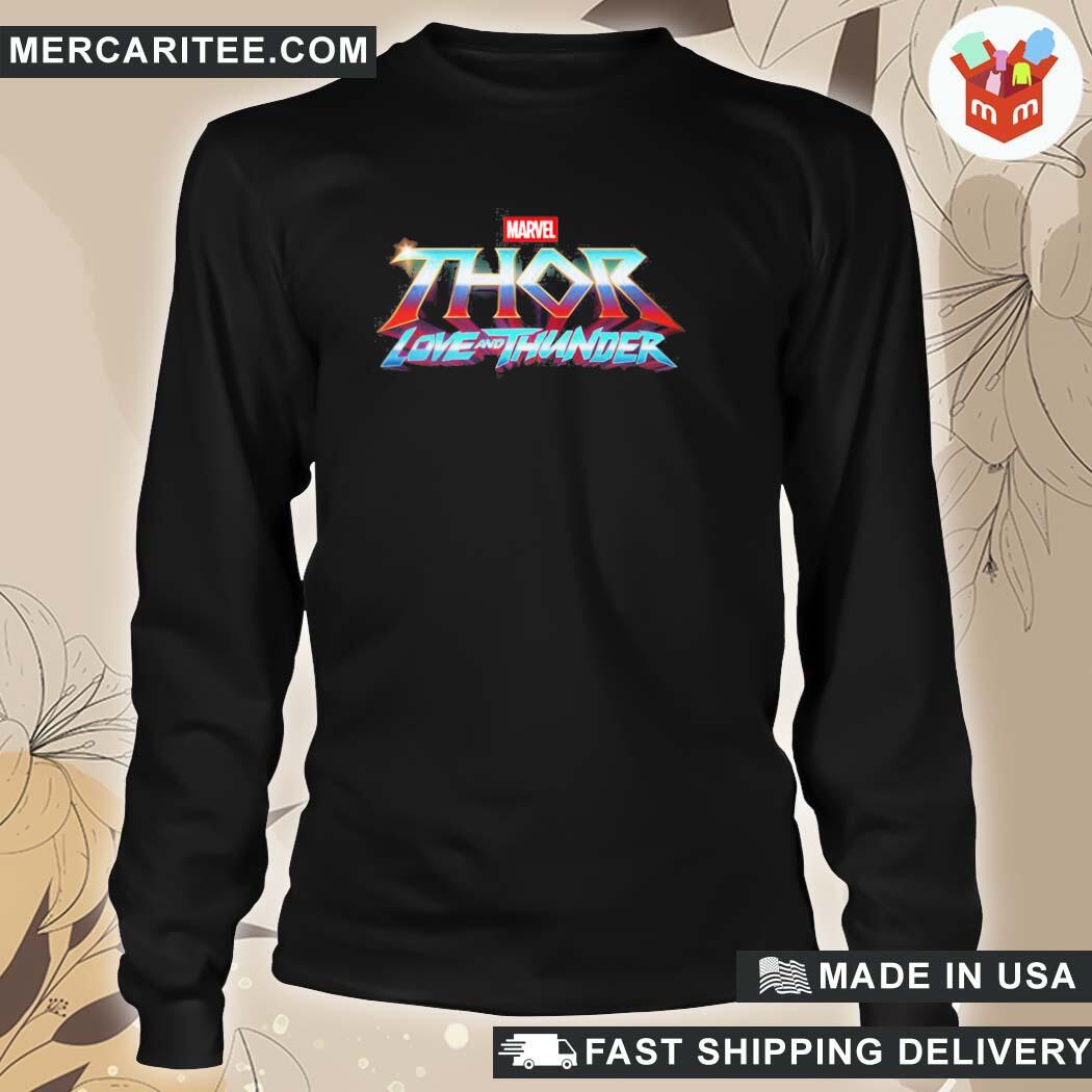 Official Thor Love And Thunder Logo T-Shirt long sleeve