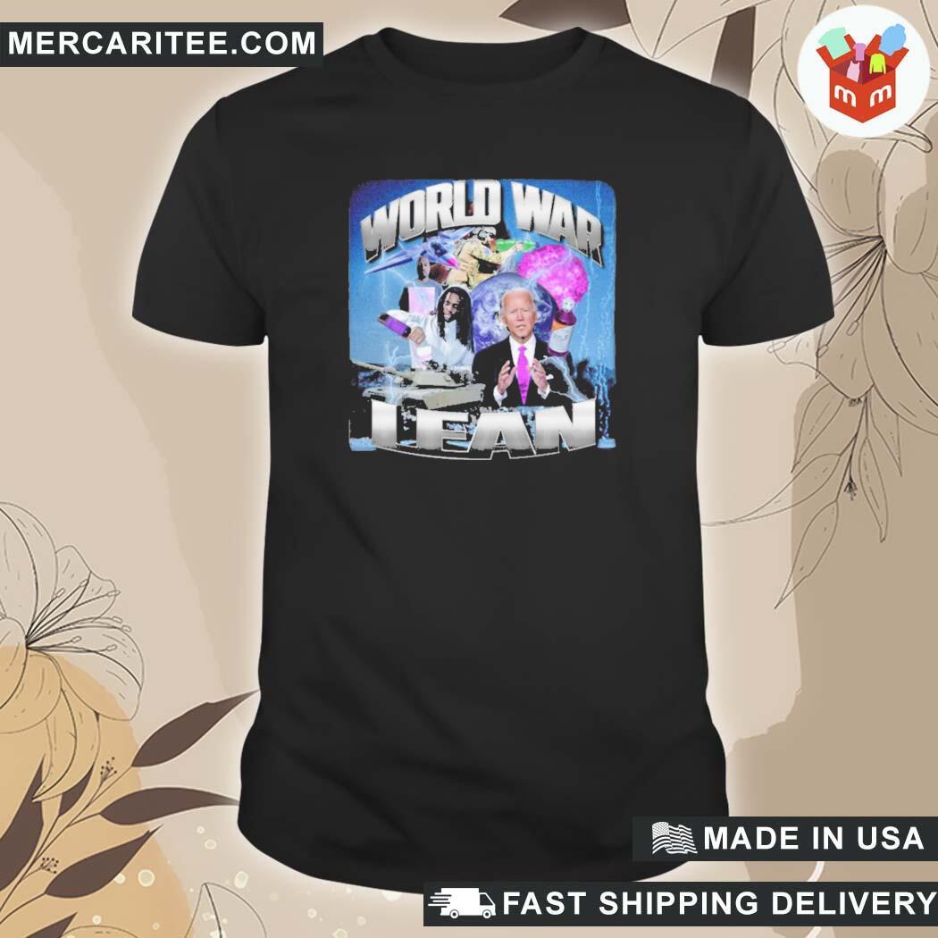 Official World War Lean Crappy Worldwide Merch Joe Biden World War Lean T-Shirt