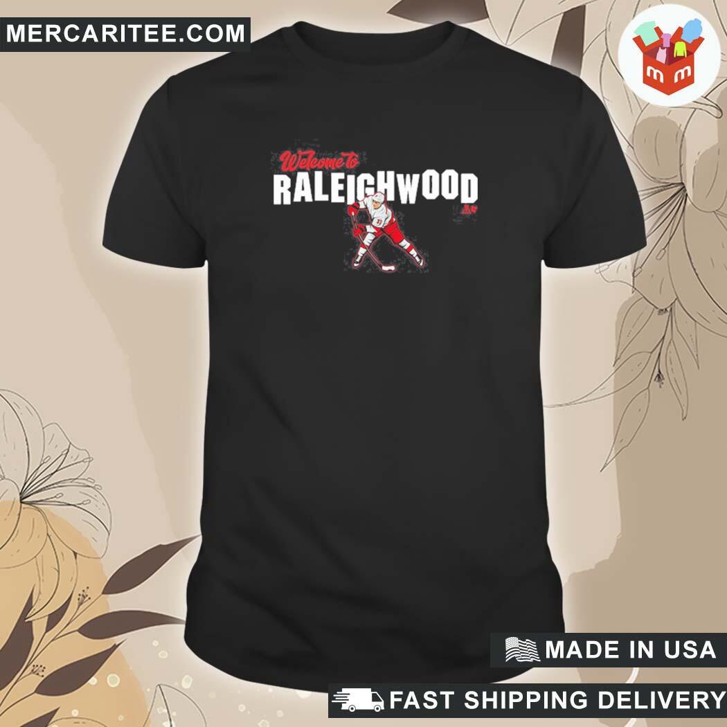 Official Andrei Svechnikov Carolina Hurricanes Welcome To Raleighwood T-Shirt