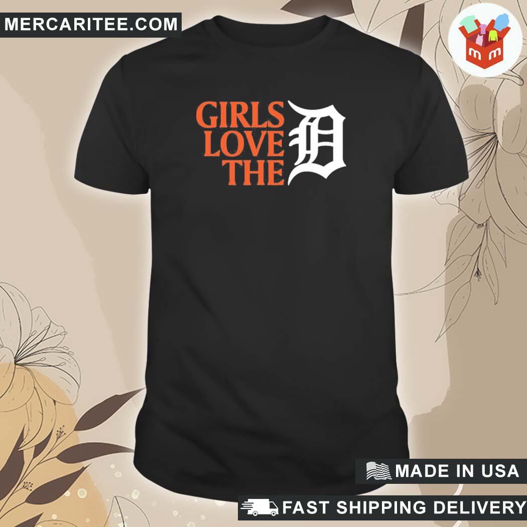 Official Girls Love The Detroit Detroit Tigers Big Billie T-Shirt