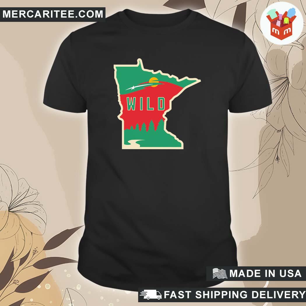 Official Minnesota Wild Outline T-Shirt
