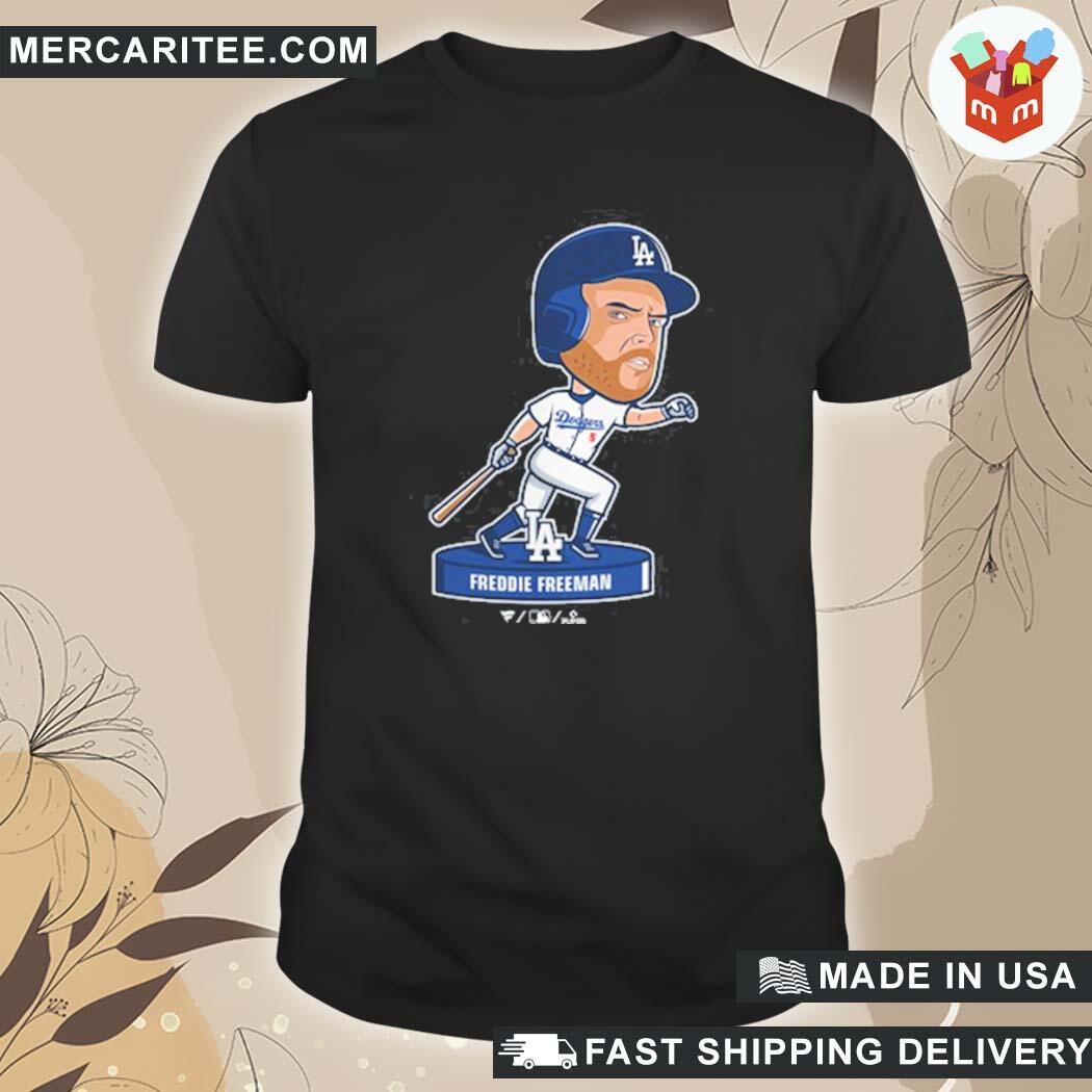 Official Mlb Freddie Freeman Los Angeles Dodgers Bobblehead T-Shirt