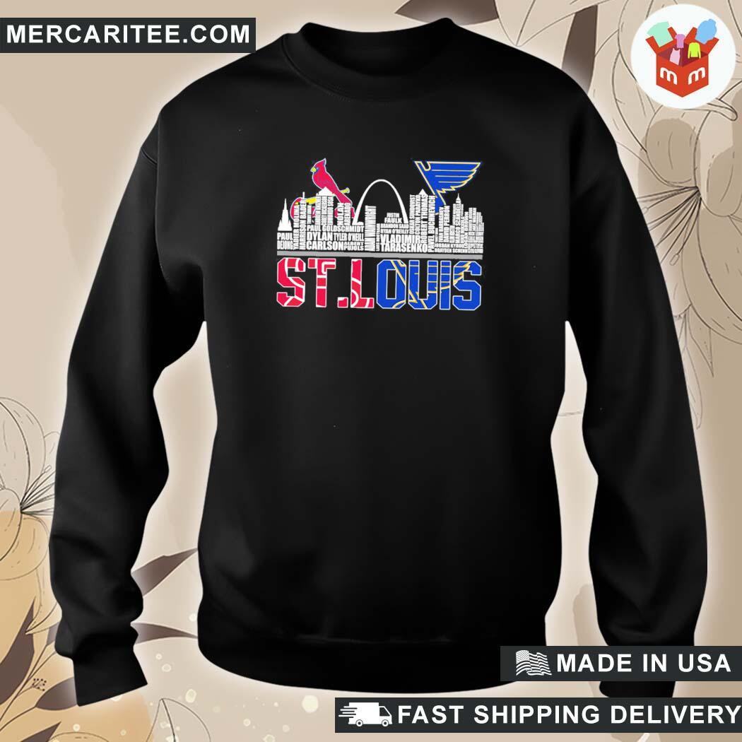 Official St. Louis Cardinals St. Louis Blues City T-Shirt, hoodie, sweater,  long sleeve and tank top