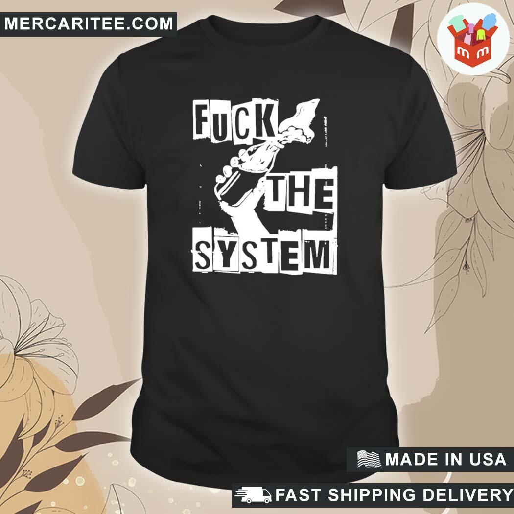Official Tom Macdonald Fuck The System Hangover Gang Merch T-Shirt