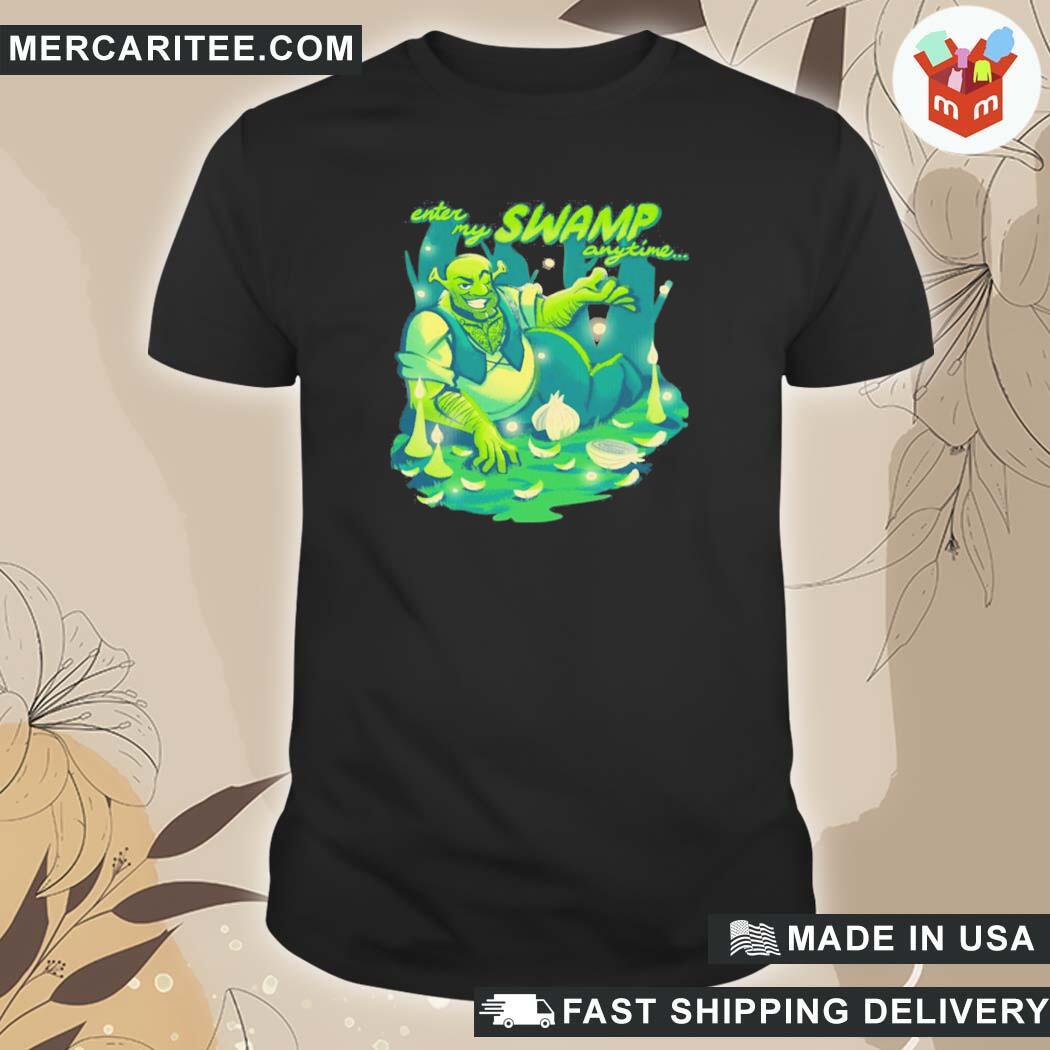 Official Wario64 Enter My Swamp Anytime Hot Ogres In Your Area The Yetee Merch T-Shirt