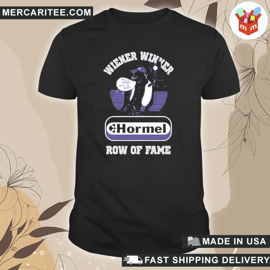 Official Wiener Winner Hormel Row Of Fame T-Shirt
