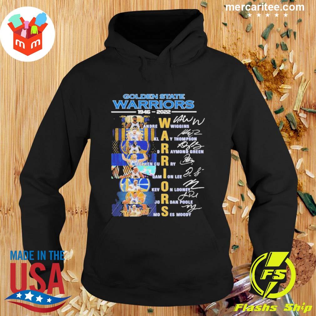 Awesome golden State Warriors 1946 2022 Andrew Wiggins Klay Thompson Signatures T-Shirt Hoodie