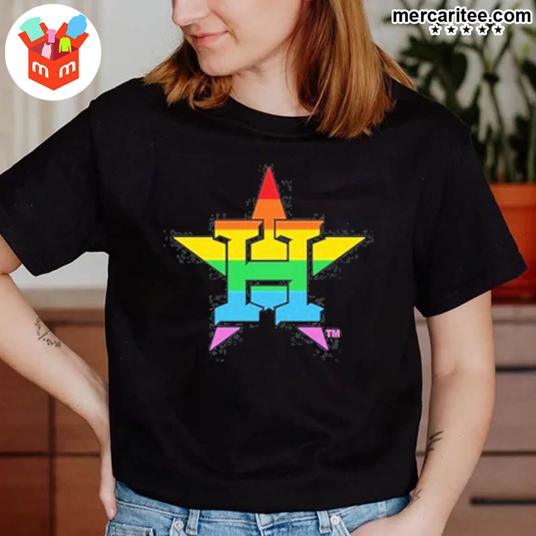 LGBTQ+ Houston Astros is love pride logo 2023 T-shirt, hoodie