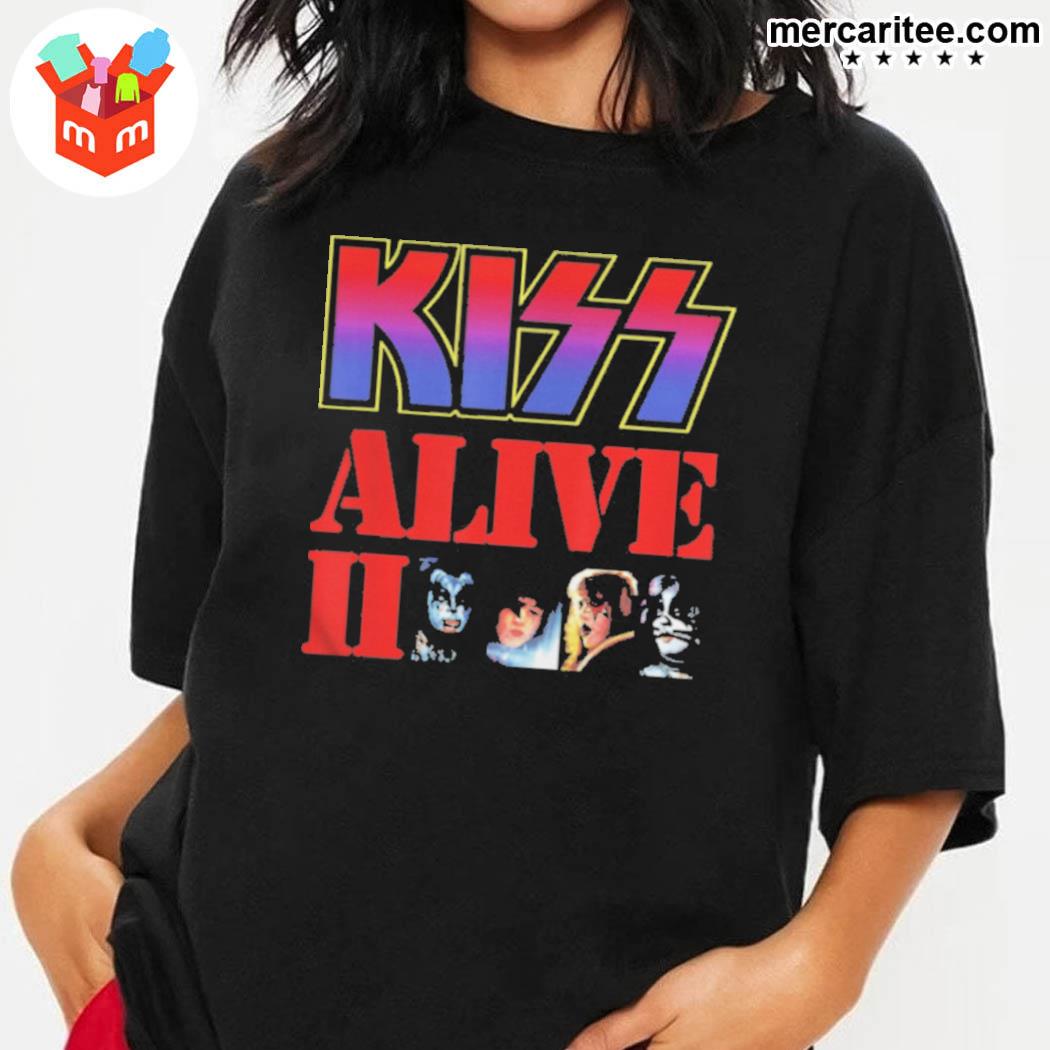 Kiss 1977 Alive Ii T-Shirt ladies tee