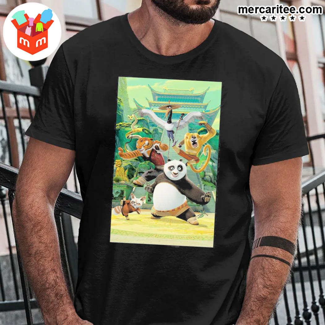 Kung Fu Panda 2008 Dreamworks Cartoon T-Shirt