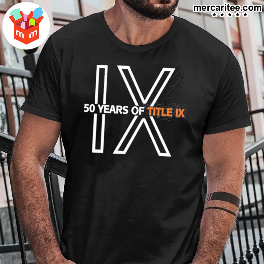 Lvaces Title Ix 50year Celebration Black T-Shirt