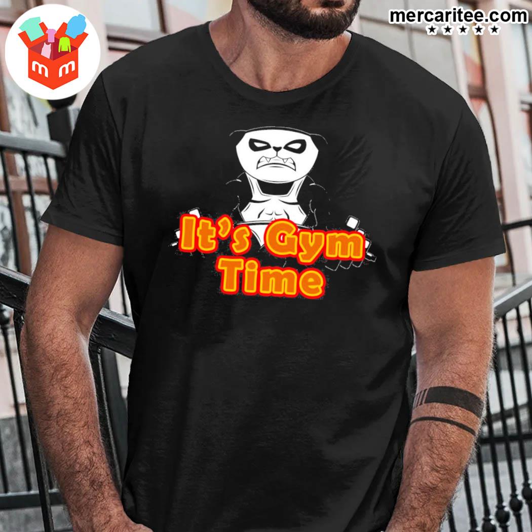 Panda Working Out It's Gym Time T-Shirt