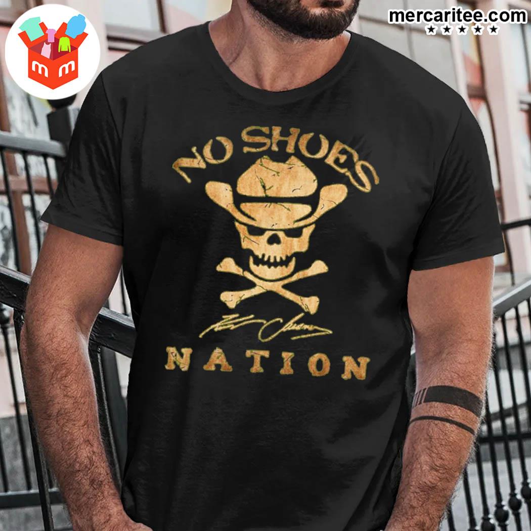 T-Shirt0skull Cowboy No Shoes Nation