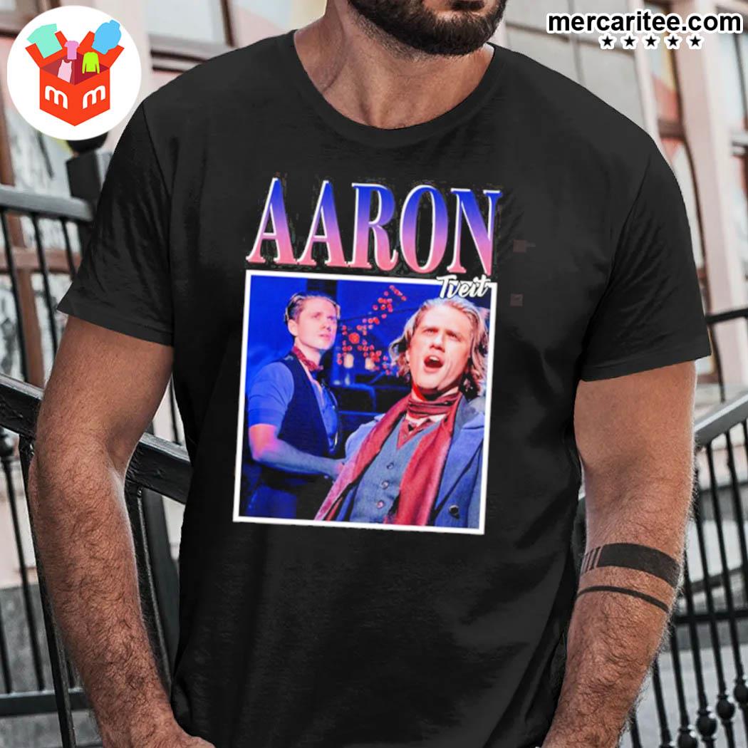 Official 90's Retro Art Aaron Tveit T-shirt