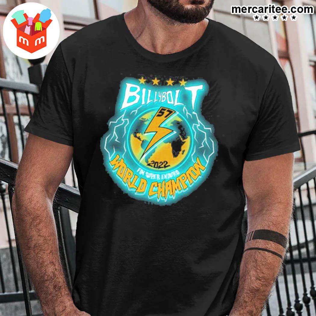 Official Billy Bolt 22 Fdm Super Enduro World Champion T-Shirt