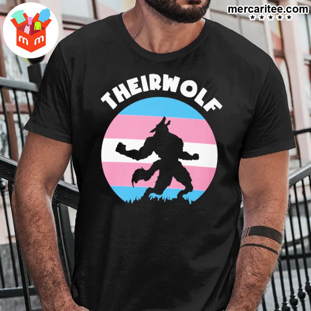 Official Bvdgrrl Theirwolf Trans Pride Lgbt T-Shirt