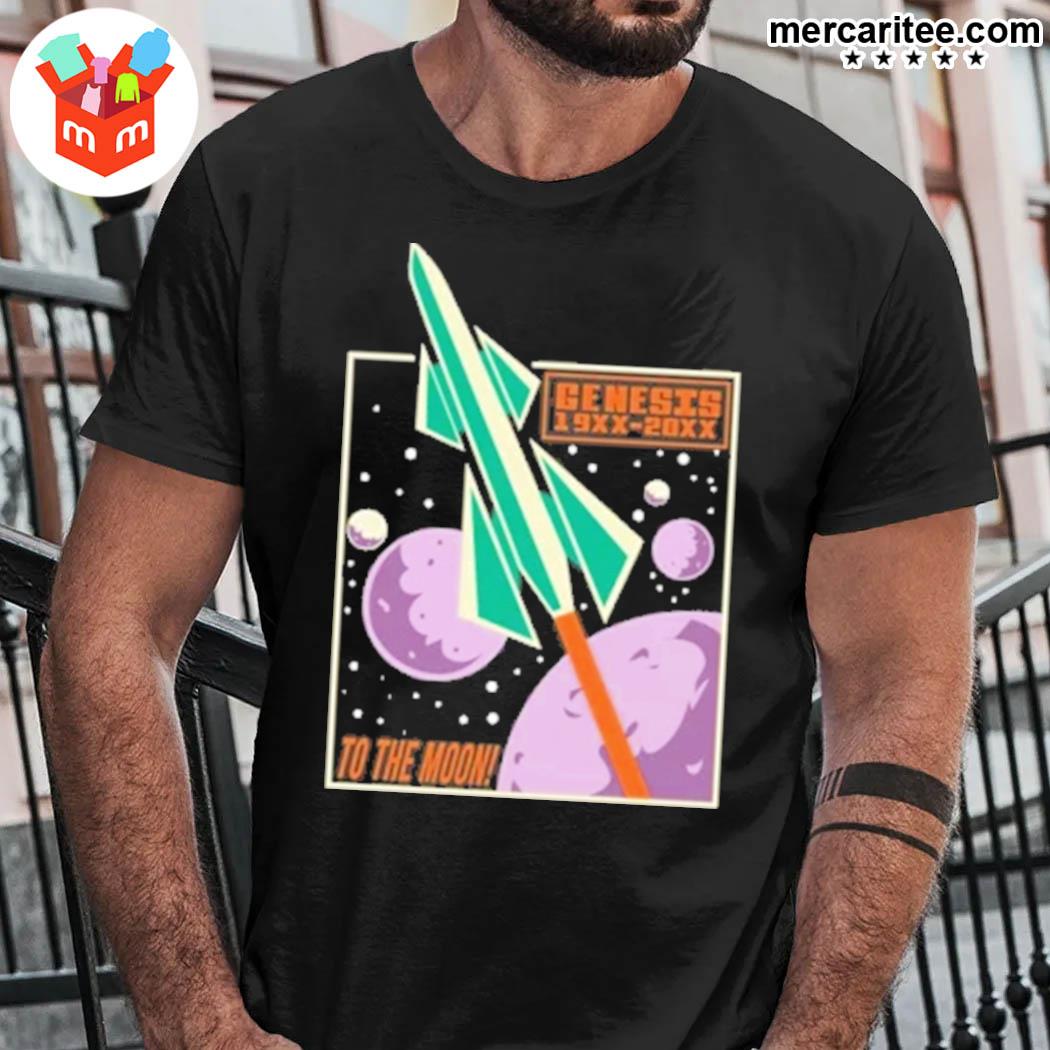 Official Genesis 19xx 20xx To The Moon T-Shirt
