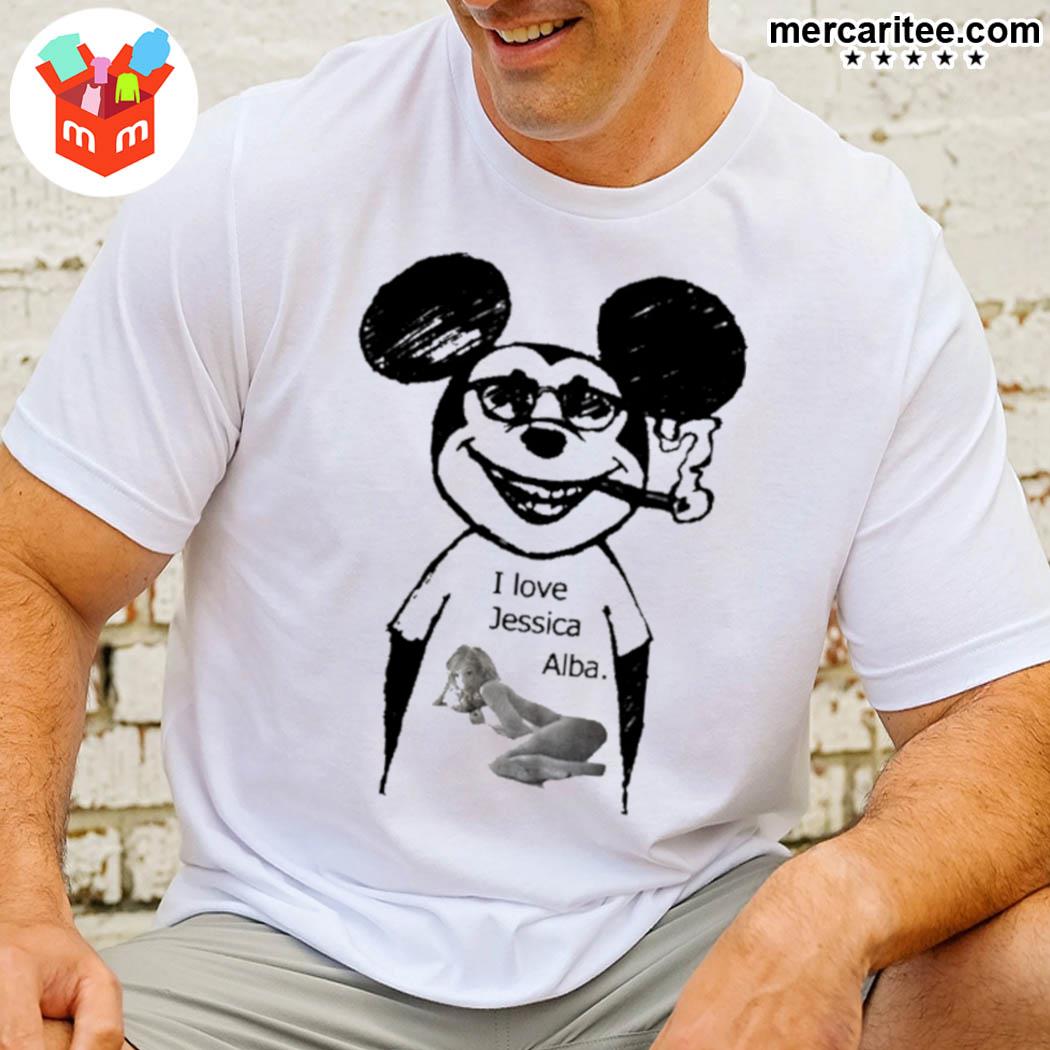 Official I Love Jessica Alba Mickey T-Shirt
