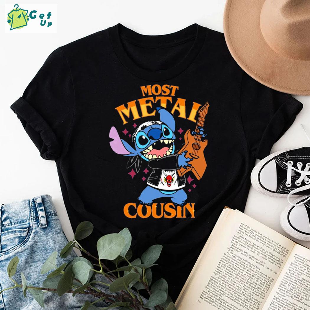 Official Most Metal Cousin Stitch T-shirt
