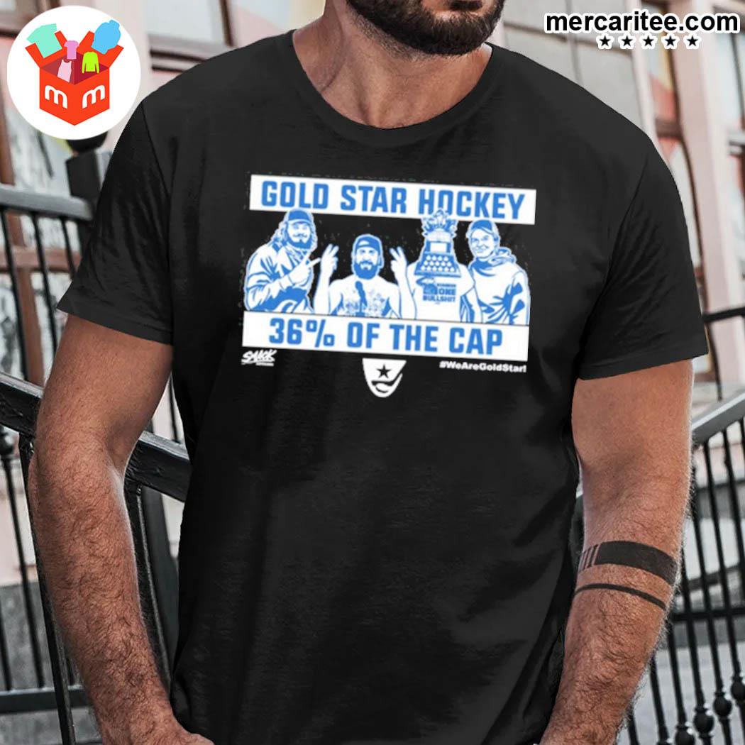 Official Nhl Tampa Bay Lightning Gold Star Hockey 36% Of The Cap Sack We Are Gold Star T-Shirt