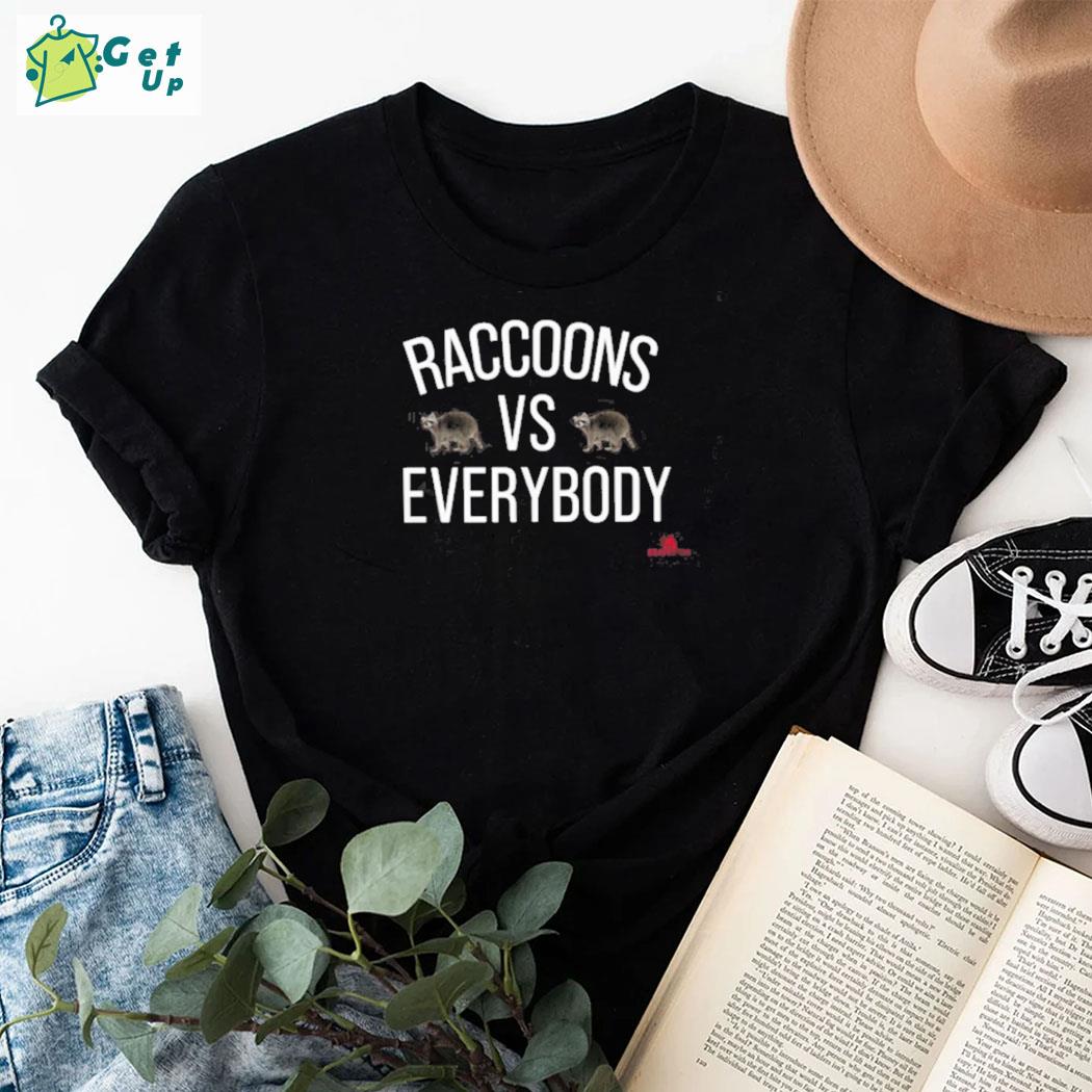 Official Raccoons Vs Everybody Fox T-shirt