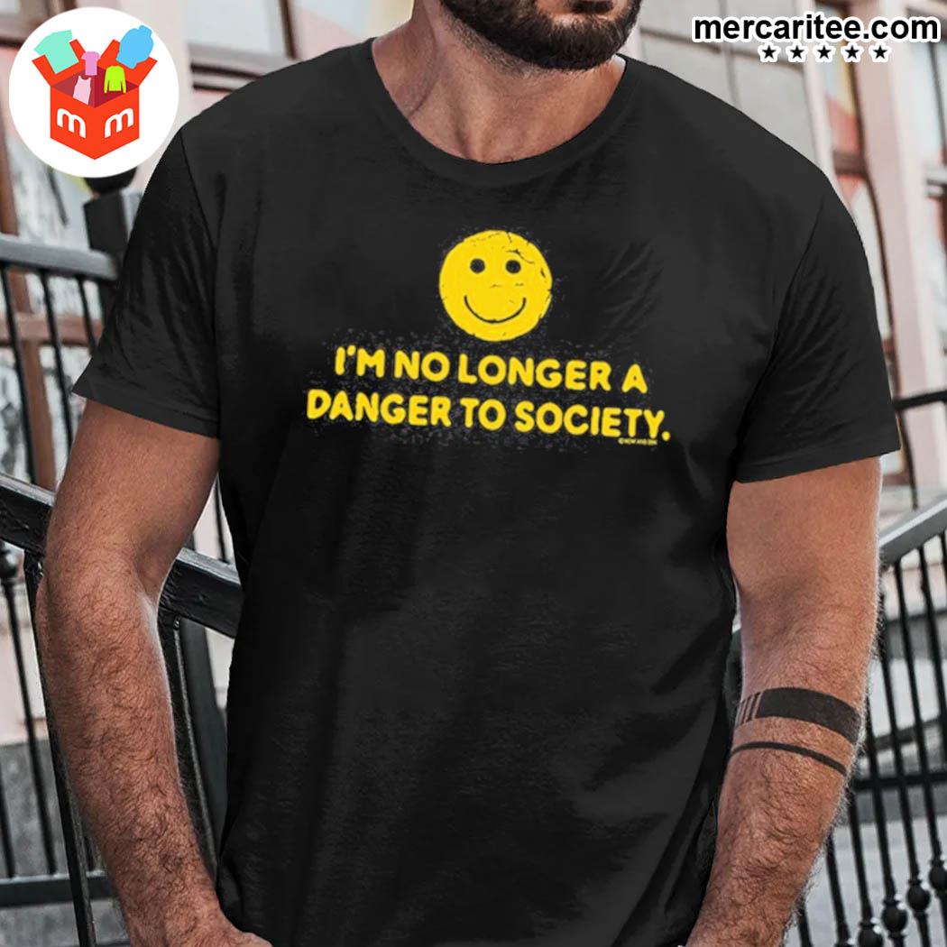 Official Smiley I'm No Longer A Danger To Society T-Shirt