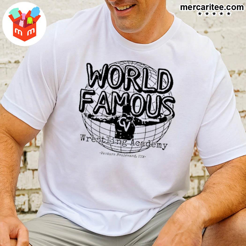 Official World Famous Cv Wrestling Academy Ventura Boulevard Usa T-Shirt