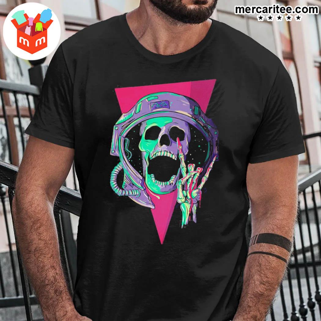 Awesome space skull t-shirt