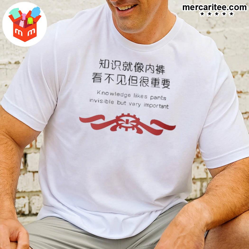 Funny knowledge likes pants invisible but very importants Chinese t-shirt,  hoodie, sweater, long sleeve and tank top