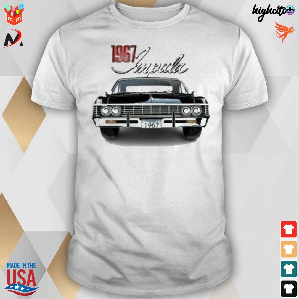 1967 impala classic car impala 67 t-shirt