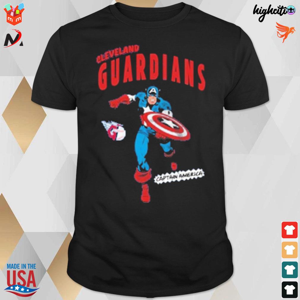 Cleveland guardians team captain America t-shirt