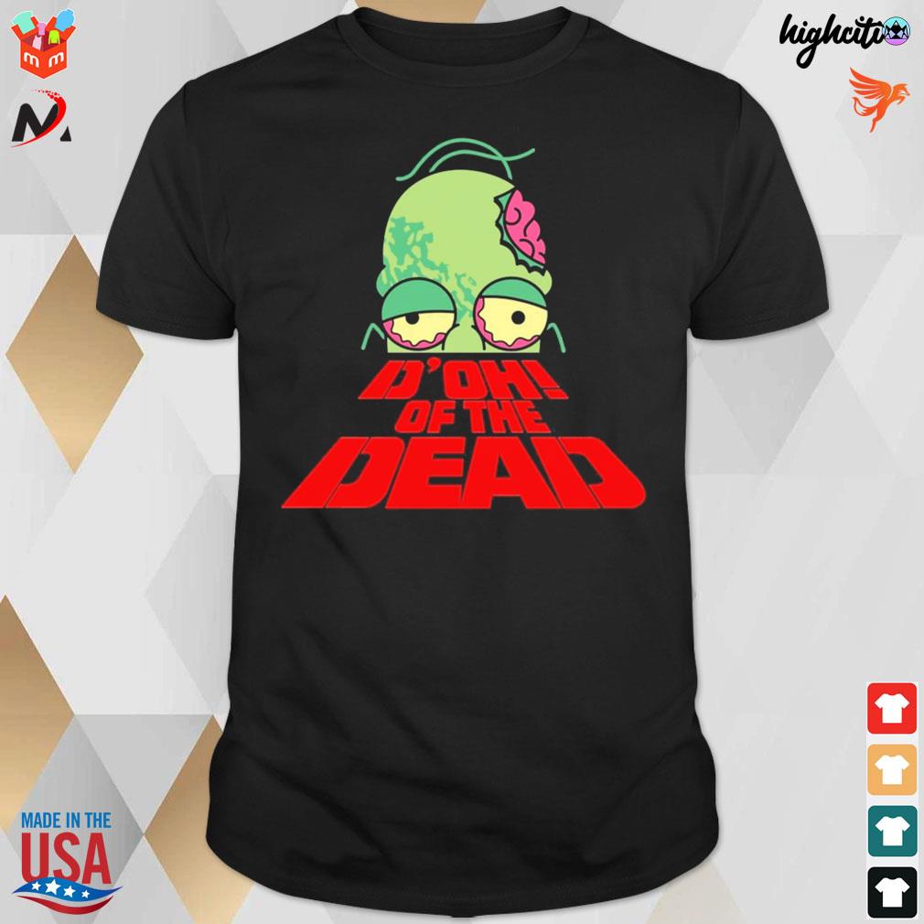 D'oh of the dead Homer Simpson halloween t-shirt