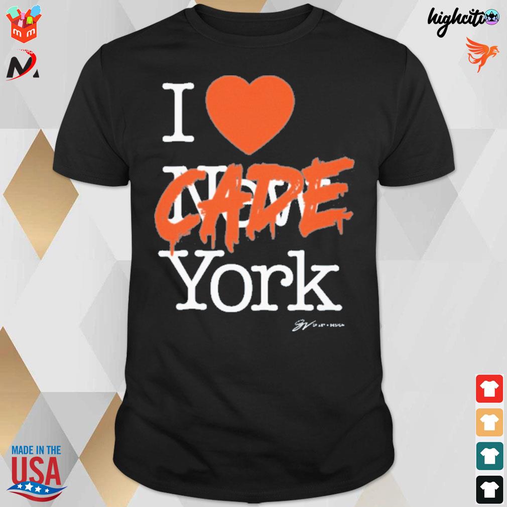 Gv art + apparel I love cade New York t-shirt