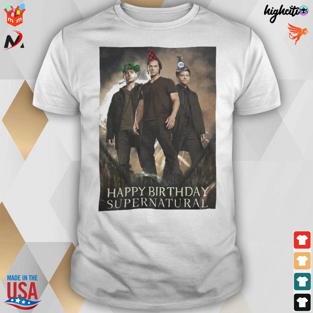 Happy birthday Supernatural t-shirt