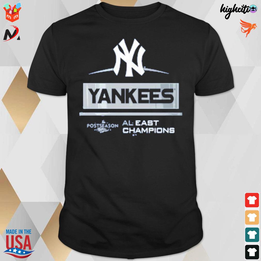 Mlb New York Yankees postseason 2022 Yankees al east champions logo t-shirt