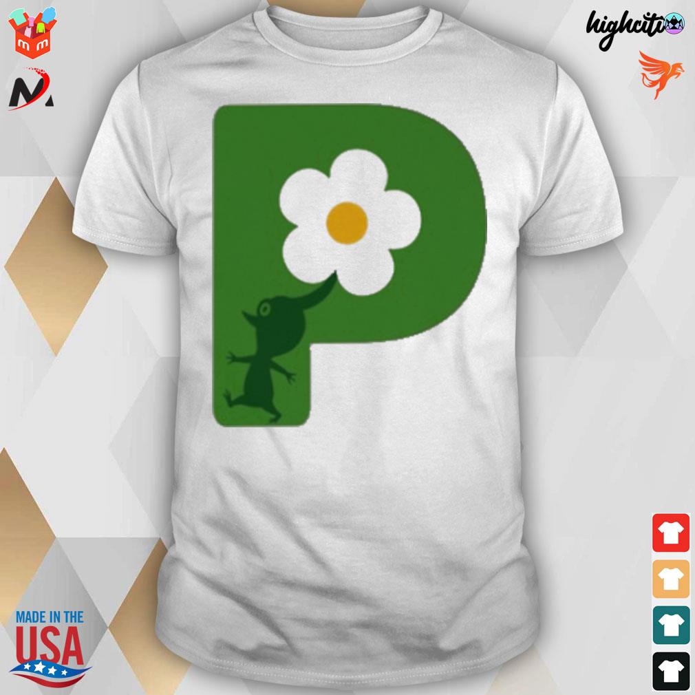 Pikmin logo and flower t-shirt