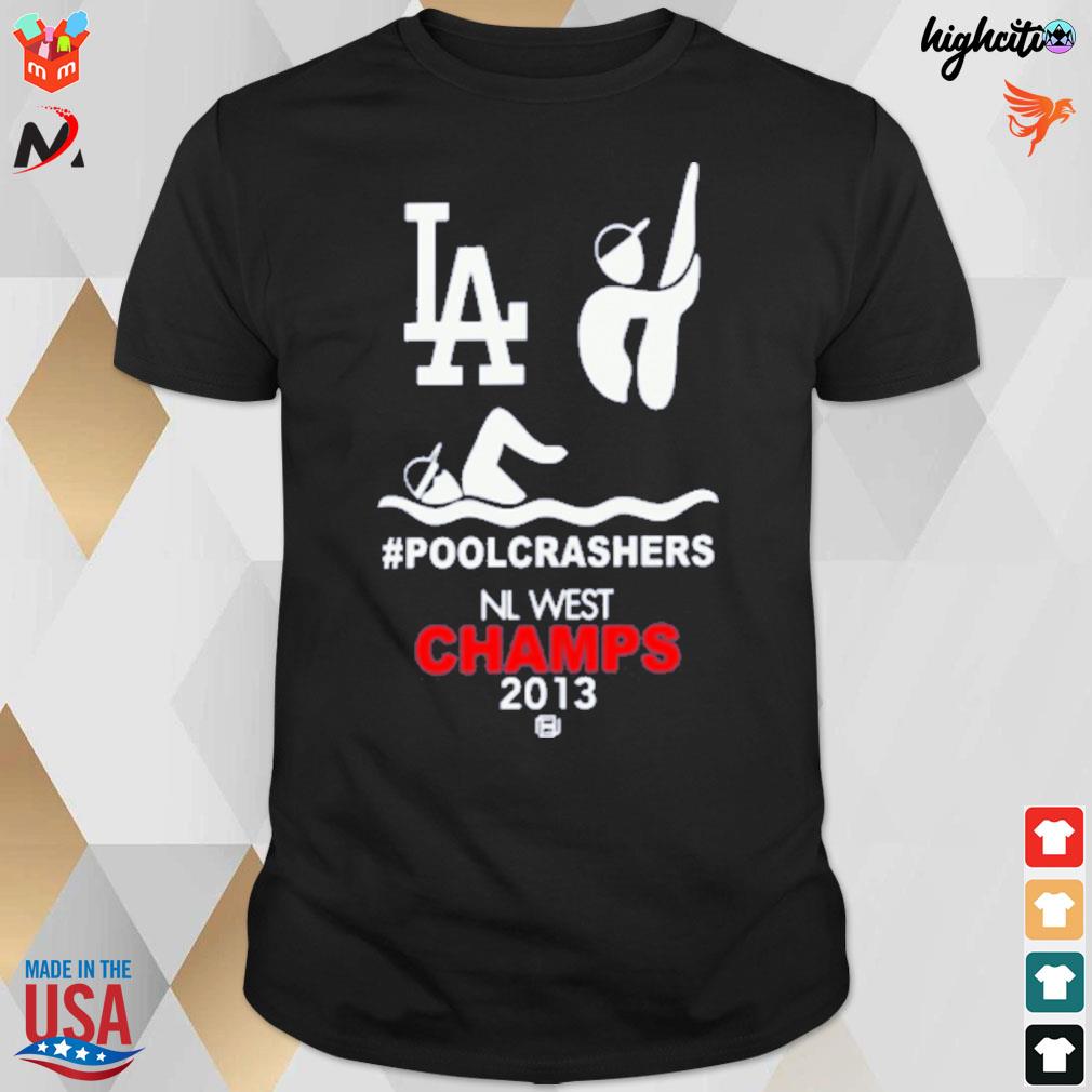 Winforvin LA poolcrahers NL west champs 2013 swim t-shirt