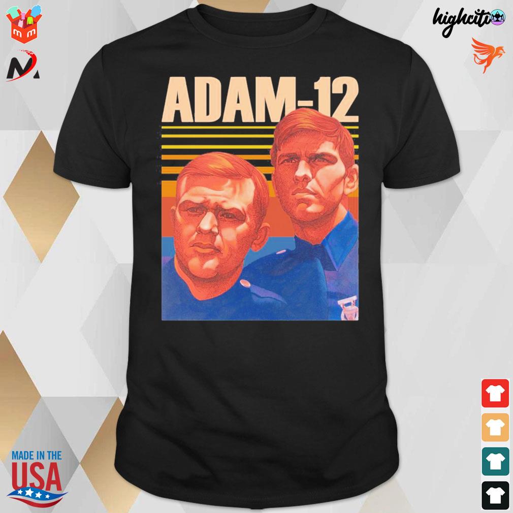 Adam 12 TV series vintage retro t-shirt