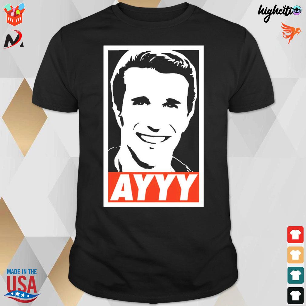 Ayyy the fonz happy days series t-shirt