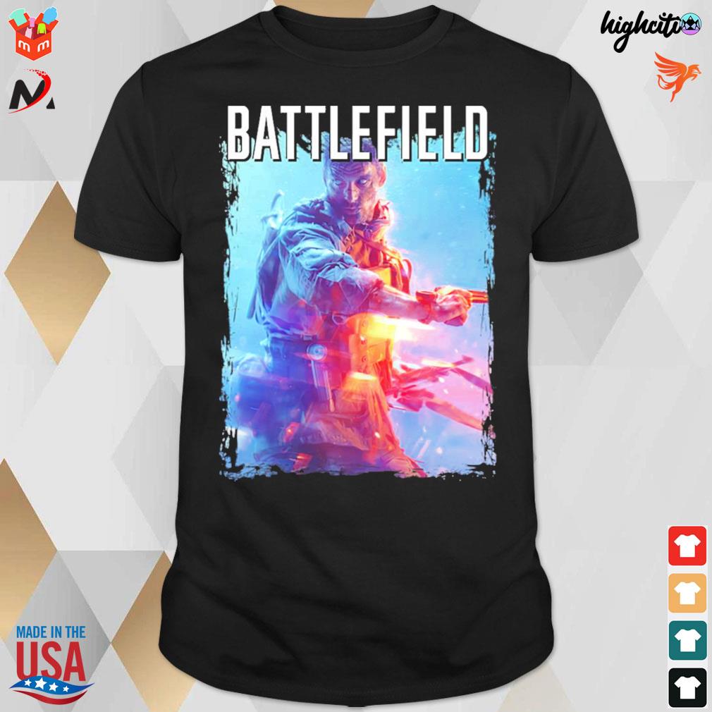 Battlefield v playstation t-shirt