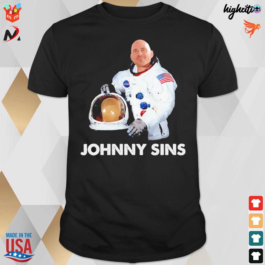 Design Johnny Sins astronaut t-shirt