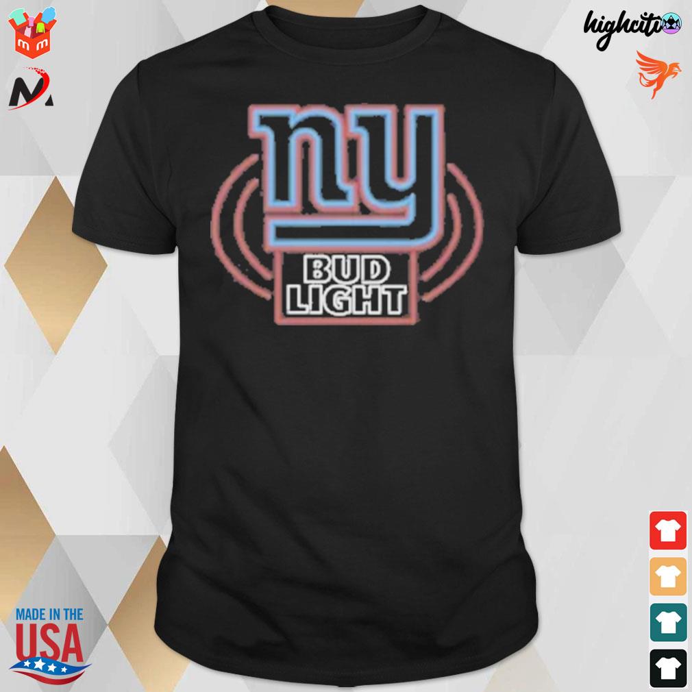 New York giants and bud light t-shirt