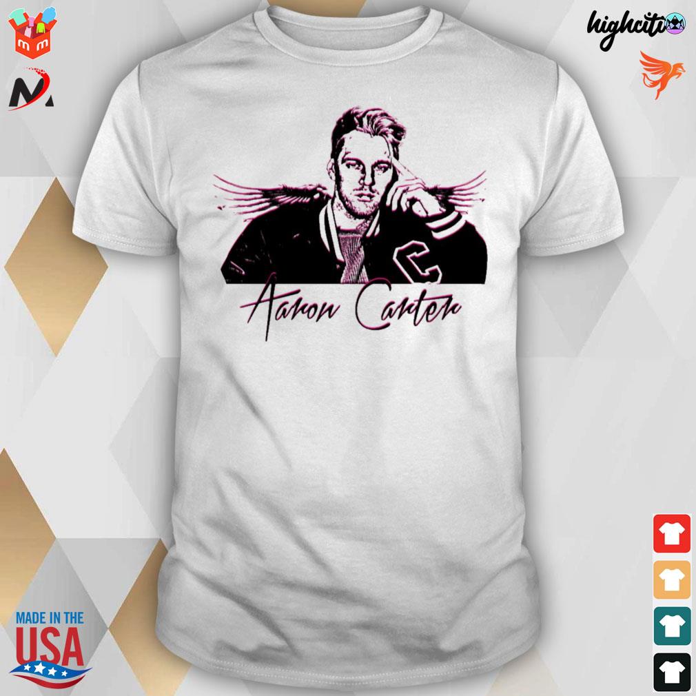 Aaron Carter retro art all the legend die young t-shirt