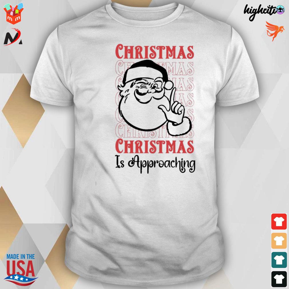 Classic Christmas is approaching santa t-shirt