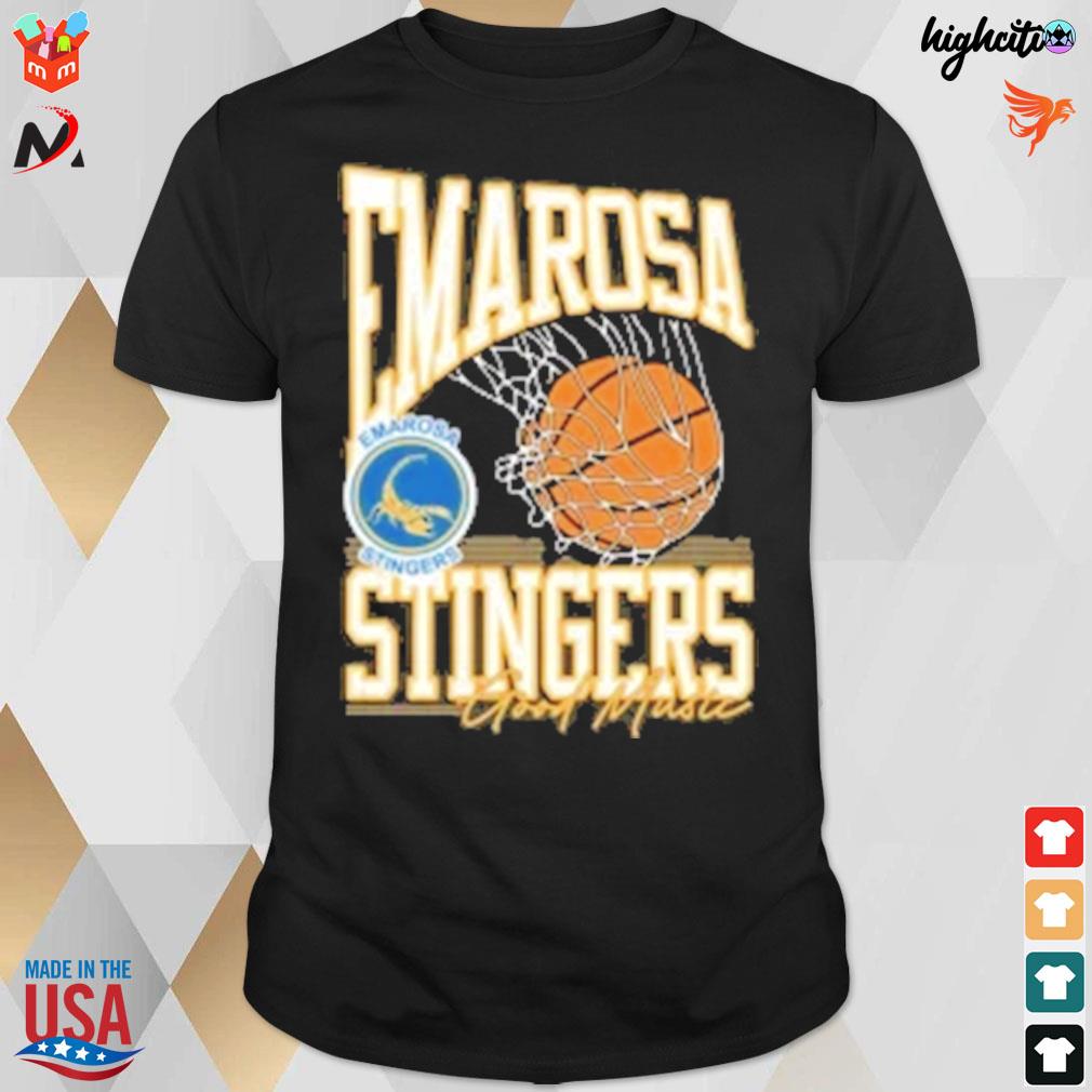 Emarosa stingers good music Emanosa stingers scorpion and basketball t-shirt