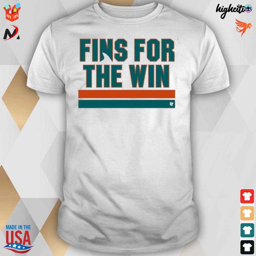 Fins for the win t-shirt