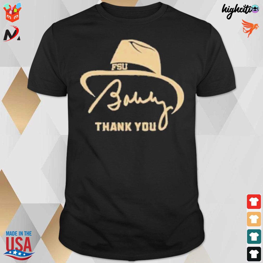 Florida state bobby bowden thank you t-shirt