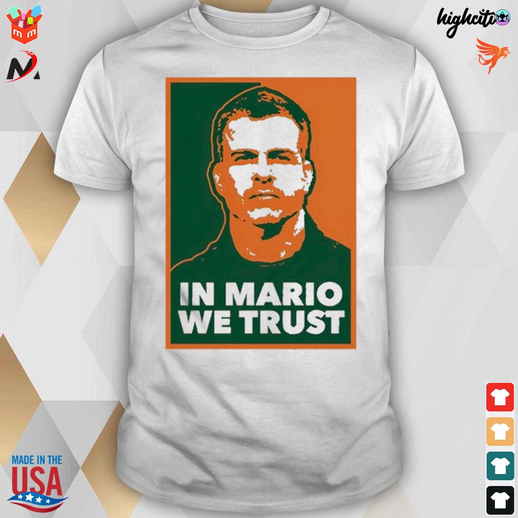 In Mario we trust Jackson Carver t-shirt